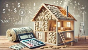 how much does blown in insulation cost