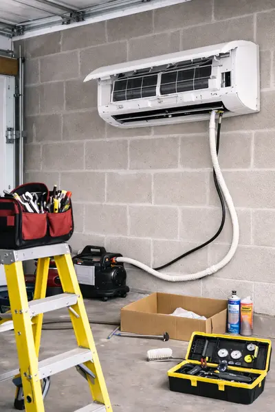 Ductless Mini-Split Maintenance Services for Garages