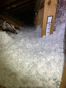 Professional attic air sealing and insulation in the Crescent Lake neighborhood of St. Pete.