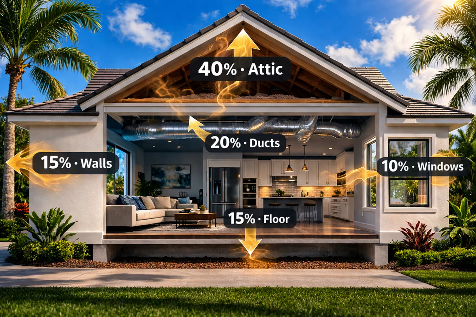 Florida home energy loss visualization