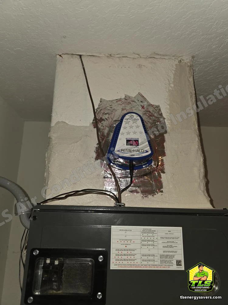 A new condensate float switch fitted at the return during the installation, Riverview FL 33578